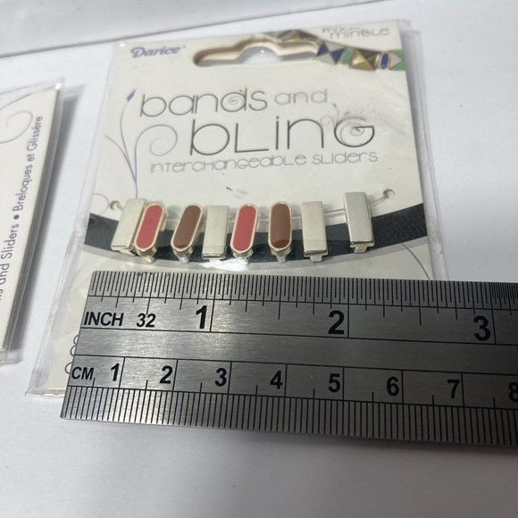 Jewelry Charm Sliders Brown Black 2 Packs Mix and Mingle Darice Bands and Bling - Picture 8 of 13